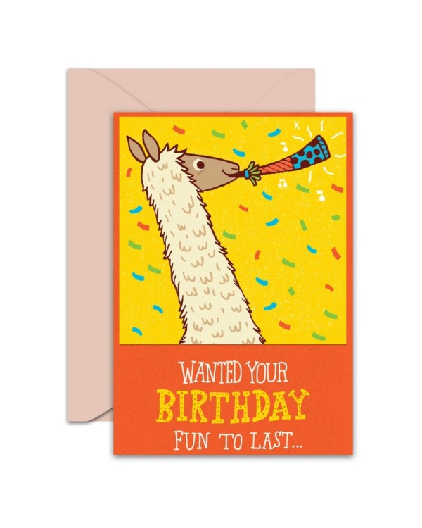 Greeting Card - GC2916-HAL014 - Wanted Your Birthday Fun To Last...